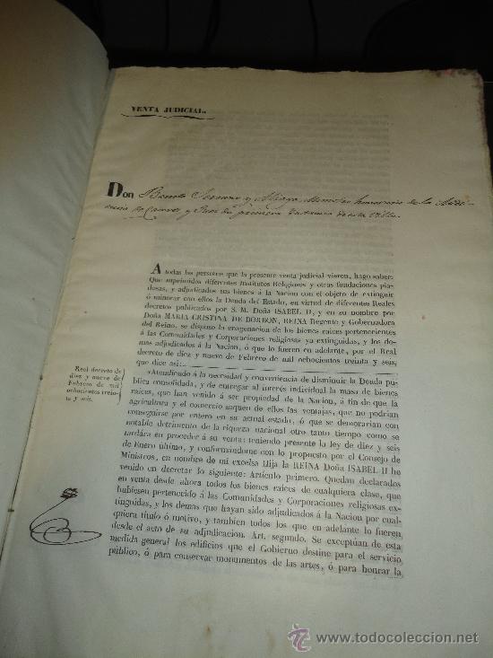 Manuscritos antiguos: documentos de 1836-38 de la venta de una finca en madrid - Foto 6