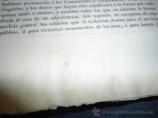 Manuscritos antiguos: documentos de 1836-38 de la venta de una finca en madrid - Foto 7