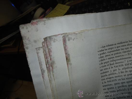 Manuscritos antiguos: documentos de 1836-38 de la venta de una finca en madrid - Foto 11