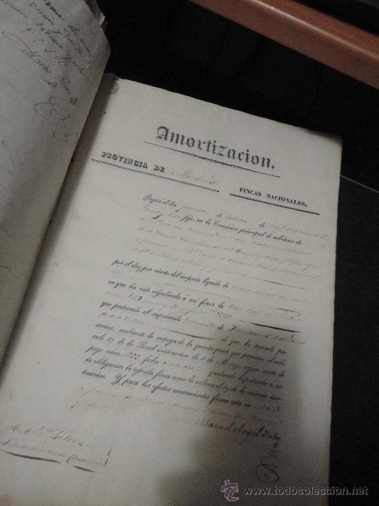 Manuscritos antiguos: documentos de 1836-38 de la venta de una finca en madrid - Foto 12