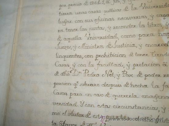 Manuscritos antiguos: MALLORCA PUIGPUNYENT CONFLICTO EDIFICAR EDIFICIOS PUBLICOS AYUNTAMIENTO PARA ESCRIBANO CIRUJANO 1758 - Foto 6