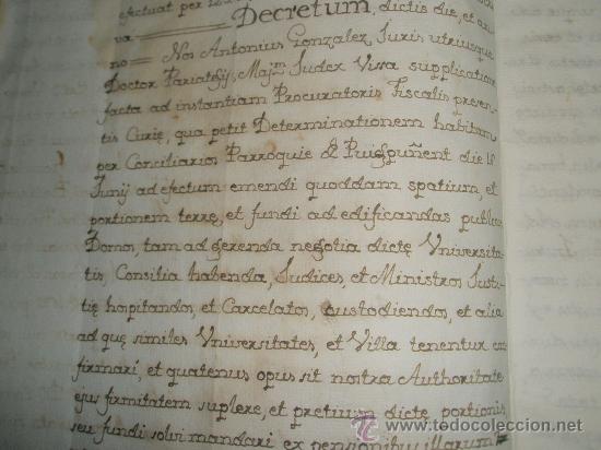 Manuscritos antiguos: MALLORCA PUIGPUNYENT CONFLICTO EDIFICAR EDIFICIOS PUBLICOS AYUNTAMIENTO PARA ESCRIBANO CIRUJANO 1758 - Foto 11