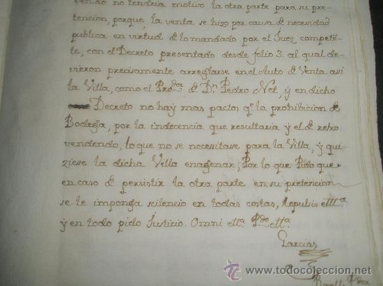 Manuscritos antiguos: MALLORCA PUIGPUNYENT CONFLICTO EDIFICAR EDIFICIOS PUBLICOS AYUNTAMIENTO PARA ESCRIBANO CIRUJANO 1758 - Foto 3
