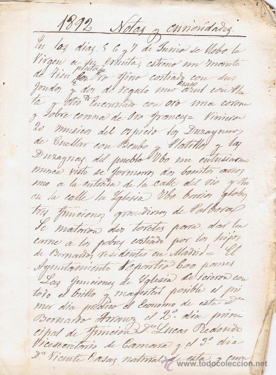 Manuscritos antiguos: CONJUNTO DE DOCUMENTOS REFERENTES A LA APARICI&Oacute;N, ERMITA, EDICTO DEL PAPA PIO IX - Foto 4