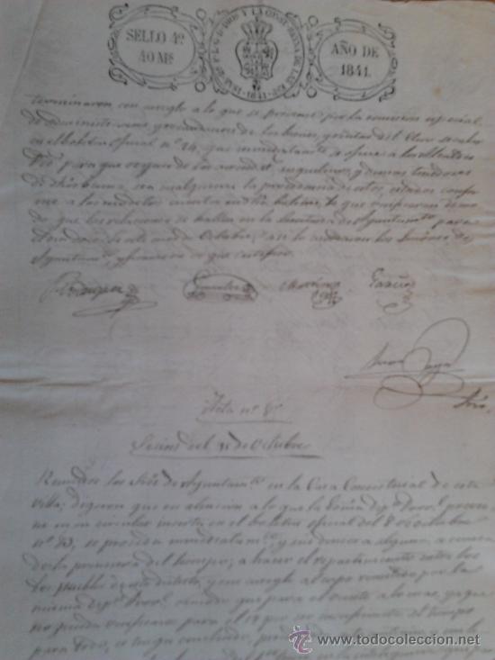 Manuscritos antiguos: documento 1841 - Foto 1