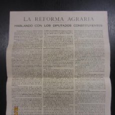 Manuscritos antiguos: VARIOS DOCUMENTOS DEL DIPUTADO EN CORTES D. FRANCISCO JULIA PERELLO, REPUBLICA. Lote 35580510