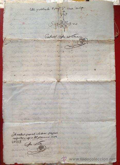 Manuscritos antiguos: Manuscrito de 1810. Pollensa, Mallorca - Foto 2