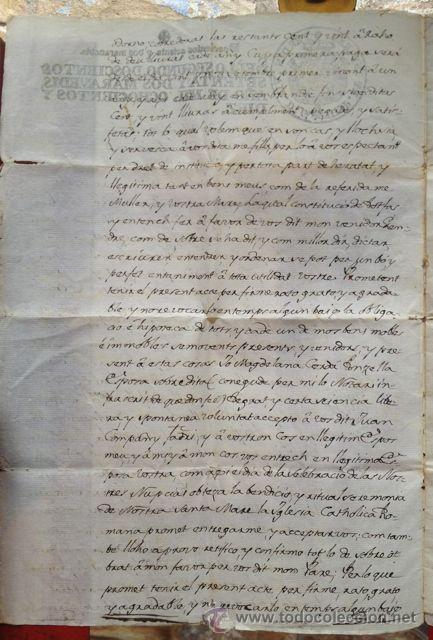 Manuscritos antiguos: Manuscrito de 1810. Pollensa, Mallorca - Foto 3