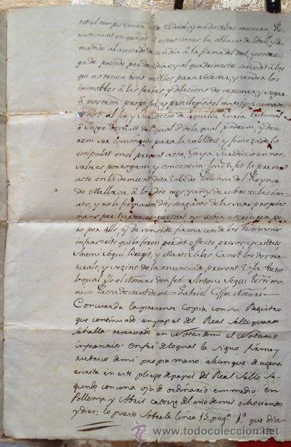 Manuscritos antiguos: Manuscrito de 1810. Pollensa, Mallorca - Foto 5