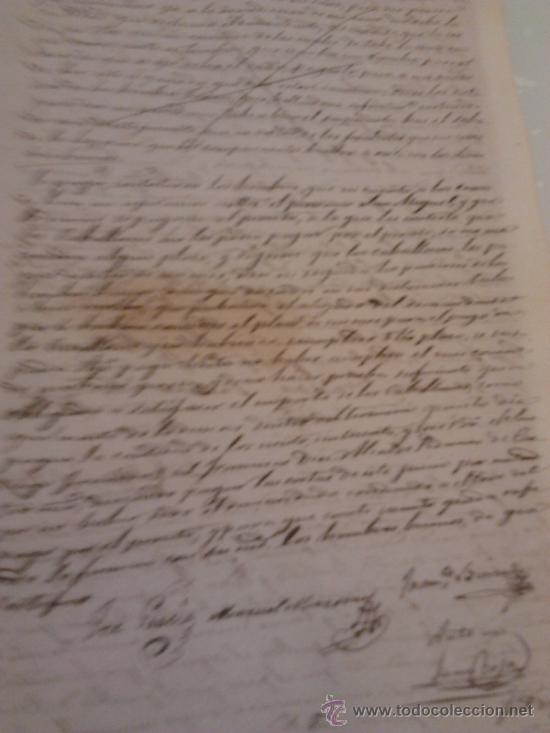 Manuscritos antiguos: Manuscrito de un ayuntamiento de 1844 - Foto 1