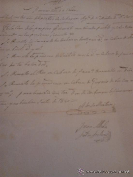Manuscritos antiguos: Manuscrito de 1850 - Foto 1