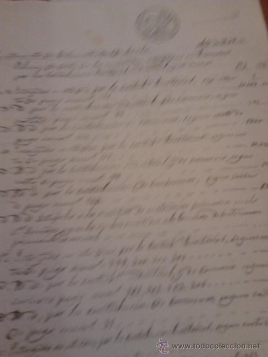 Manuscritos antiguos: Manuscrito de 1850 a 2 paginas - Foto 1
