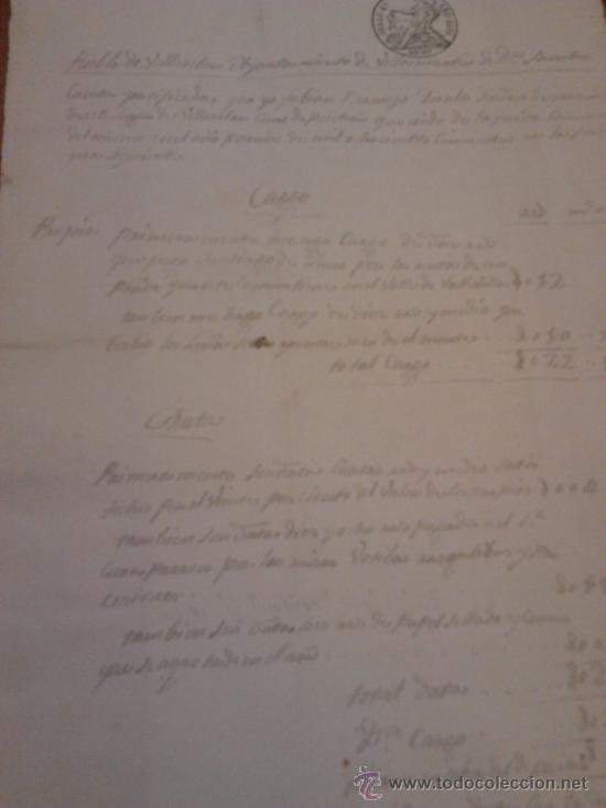 Manuscritos antiguos: Manuscrito de 1851 a 2 paginas - Foto 1