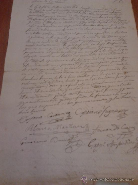 Manuscritos antiguos: Manuscrito de 1842 a 2 paginas esta es la 2 - Foto 1