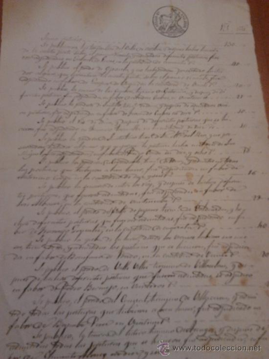 Manuscritos antiguos: Manuscrito de 1850 a 2 paginas - Foto 1