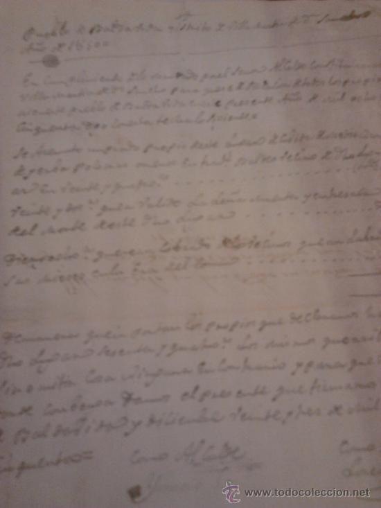 Manuscritos antiguos: Manuscrito de 1850 - Foto 1