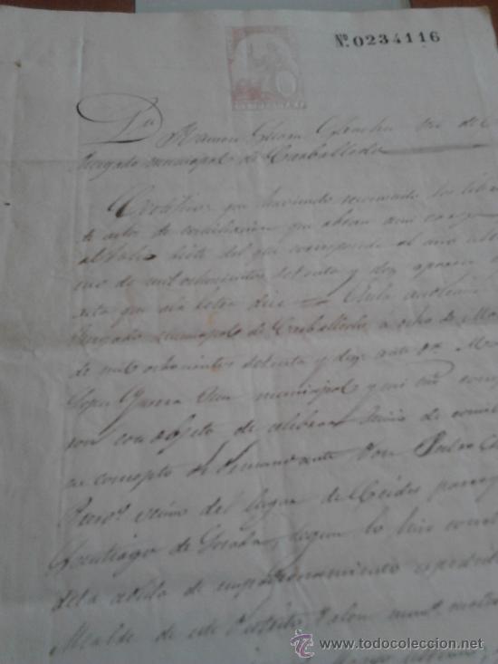 Manuscritos antiguos: Manuscrito en Carballedo de 1873 con 4 paginas - Foto 1