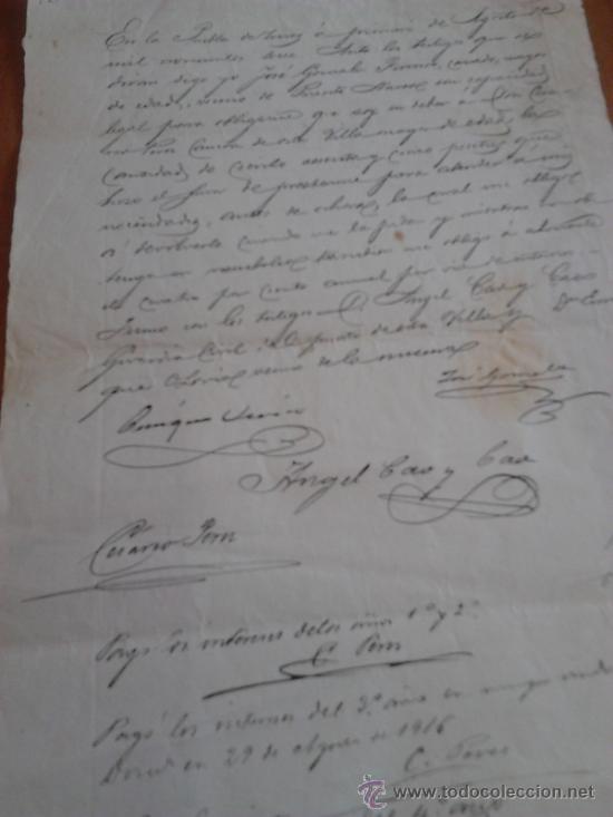 Manuscritos antiguos: Manuscrito de 1913 en la Puebla de Trives (Orense) - Foto 1