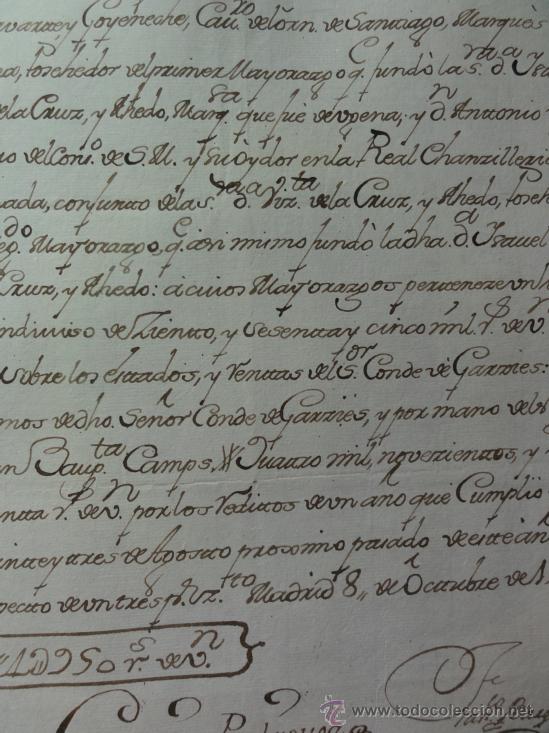Manuscritos antiguos: RENTAS GARCIEZ - Foto 1