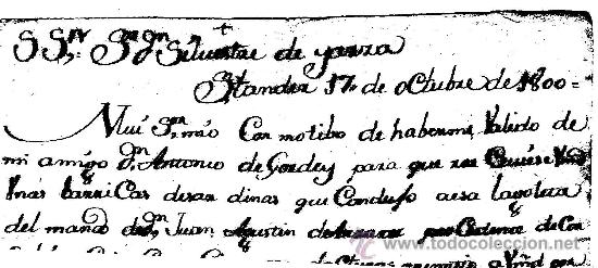 Manuscritos antiguos: Santander, 1.800. - Foto 1