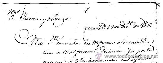 Manuscritos antiguos: Madrid, 1.805. - Foto 2