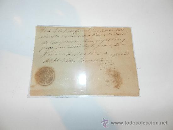 Manuscritos antiguos: DOCUMENTO LLANAS ( GIRONA ) 1816, SE&Ntilde;ALES DE USO - Foto 1