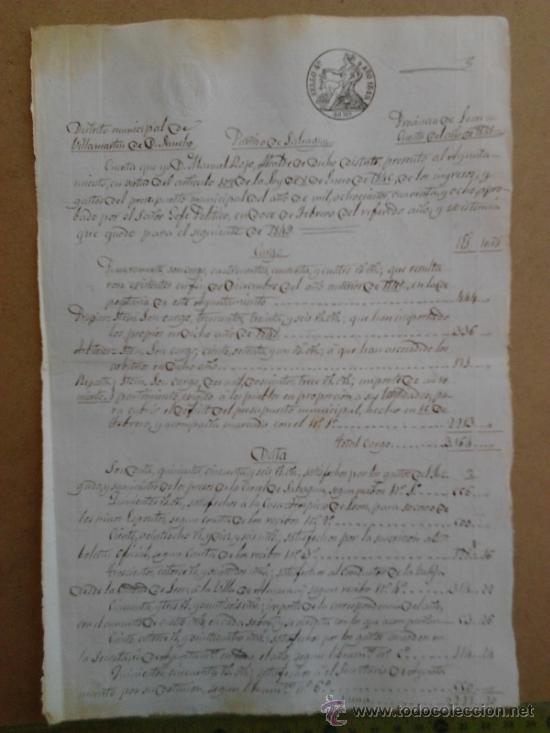 Manuscritos antiguos: Manuscrito de 1849 a 2 paginas - Foto 1