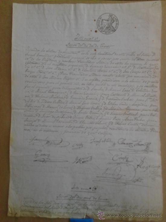 Manuscritos antiguos: Manuscrito de 1846 a 2 paginas - Foto 1