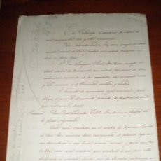 Manuscritos antiguos: 1918 CATARROJA MASANASA (VALENCIA). DOCUMENTO MANUSCRITO VENTA Y ARRENDAMIENTO DE TIERRA