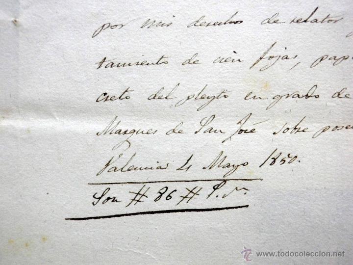 Manuscritos antiguos: RECIBO, DOCUMENTO ANTIGUO, MANUSCRITO, 1850, 22 X 16 CM - Foto 3