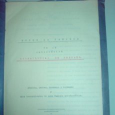 Manuscritos antiguos: 1932 - SORIA - SOBRE LA FAMILIA DE LA CATEDRÁTICA LUCÍA DE MEDRANO. ORIGINAL MECANOGRAFIADO. Lote 41248190