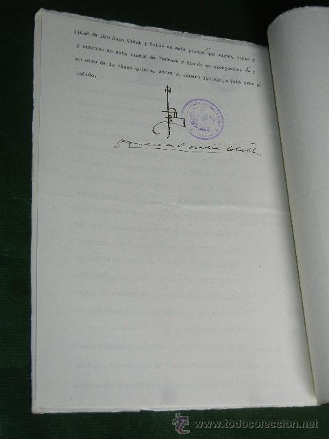 Manuscritos antiguos: DOCUMENTO NOTARIAL PODER NOTARIA DE FRANCISCO DE PAULA BADIA Y TOBELLA, TARRASA, 1927 - Foto 2