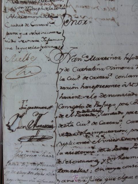 Manuscritos antiguos: Murcia 1763 pr&oacute;fugo - Foto 1