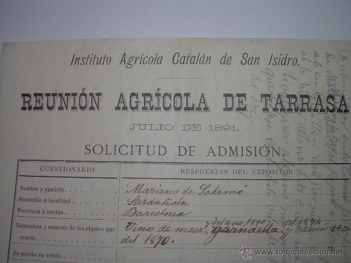 Manuscritos antiguos: ANTIGUO DOCUMENTO......1.891 - Foto 2