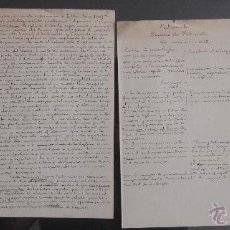 Manuscritos antiguos: SIGLO XIX, ESTUDIO JURIDICO SOBRE EL DERECHO DE PATRONATO, 18X11,5, 10 PAGS . Lote 45340170