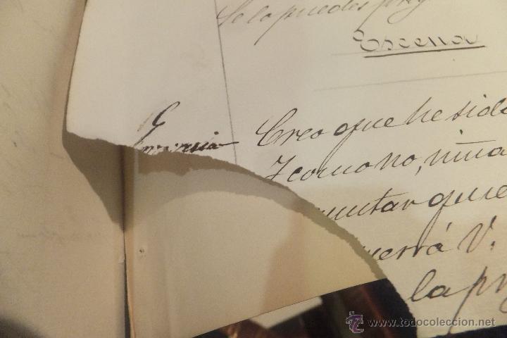 Manuscritos antiguos: Manuscrito El Padrino c&oacute;mico dram&aacute;tico  de Bartolom&eacute; Sacristan 1903 - Foto 8