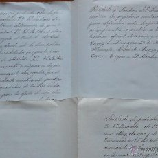 Manuscritos antiguos: COMERCIO DE REGALIZ, ZARAGOZA 1900, 6 PAGS ESCRITAS. Lote 46633617