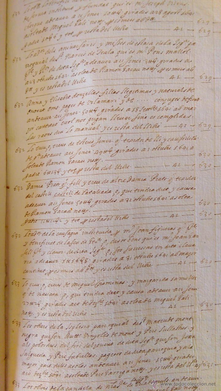 Manuscritos antiguos: RARISSIMA LLIBRETA CATALANA DE COMPTES 1641 - Foto 2