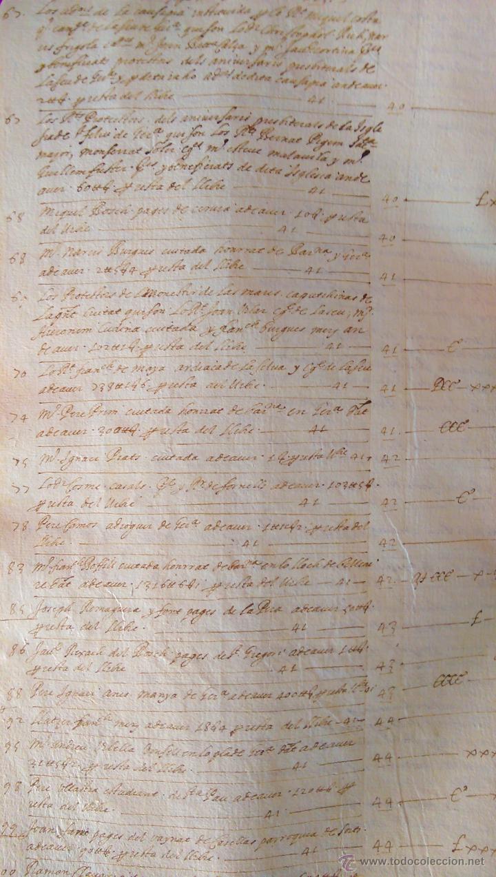 Manuscritos antiguos: RARISSIMA LLIBRETA CATALANA DE COMPTES 1641 - Foto 4