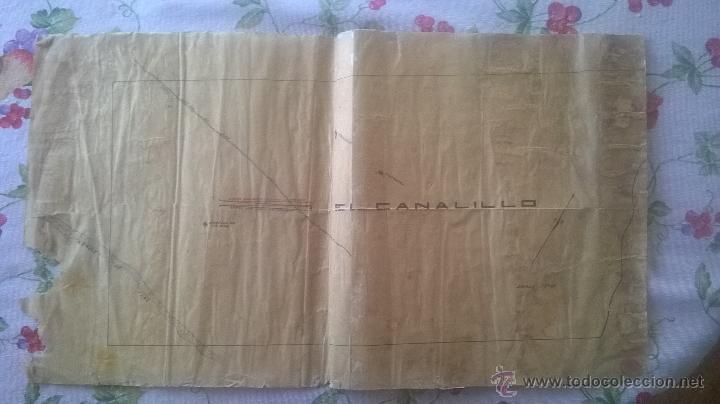 Manuscritos antiguos: mapa plano antiguo mina el canalillo berja almeria - Foto 1