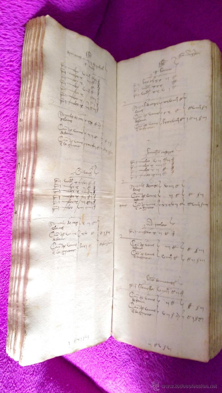 Manuscritos antiguos: RARISSIMA LLIBRETA CATALANA DE COMPTES 1439 - Foto 2
