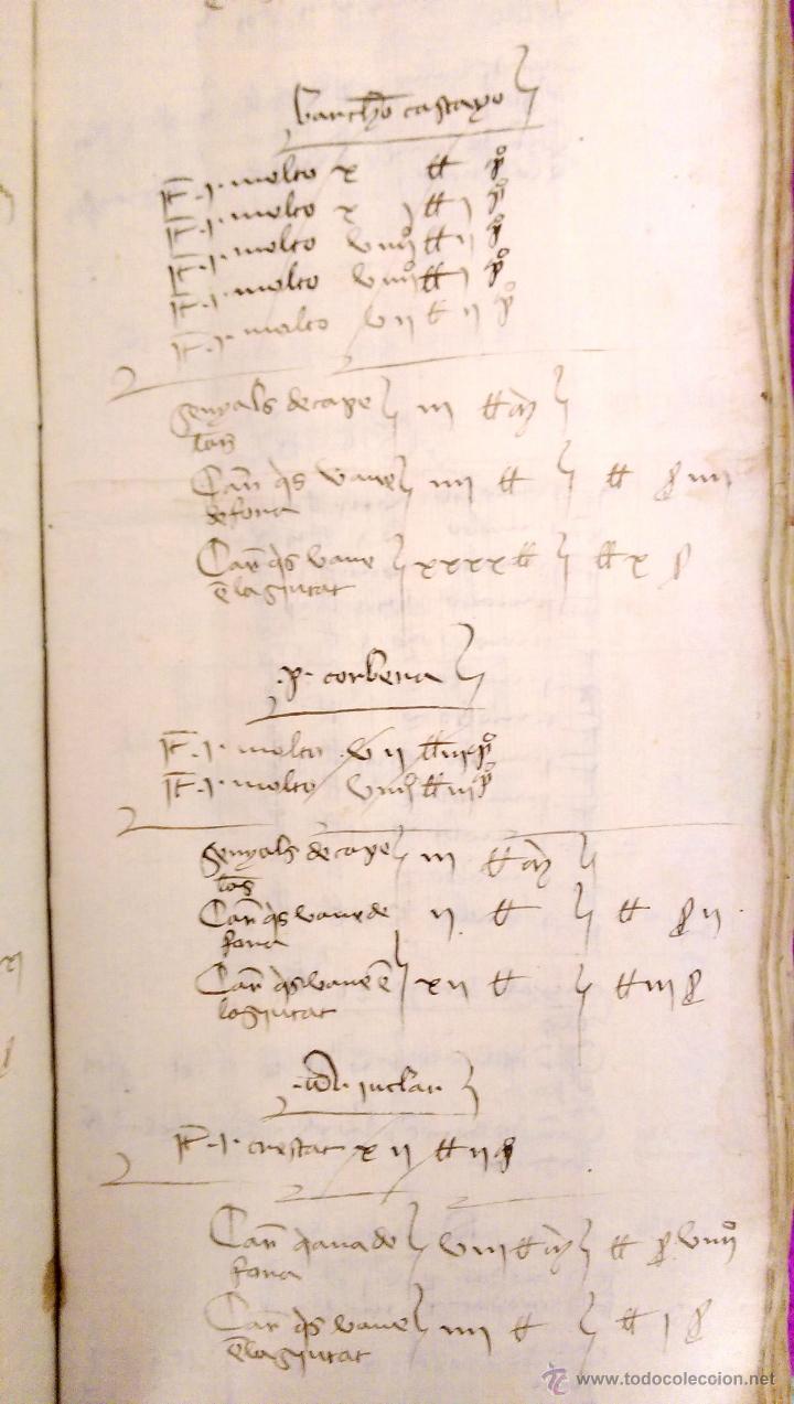 Manuscritos antiguos: RARISSIMA LLIBRETA CATALANA DE COMPTES 1439 - Foto 4