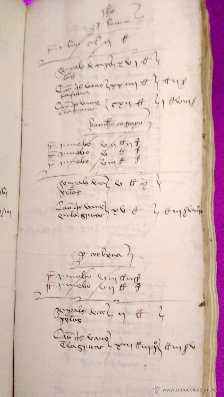 Manuscritos antiguos: RARISSIMA LLIBRETA CATALANA DE COMPTES 1439 - Foto 5