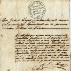 Manuscritos antiguos: INTERESANTE DOCUMENTO - MILICIAS DISCIPLINADAS DE COLOR DEL EJERCITO DE ULTRAMAR EN CUBA 1874. Lote 50650751