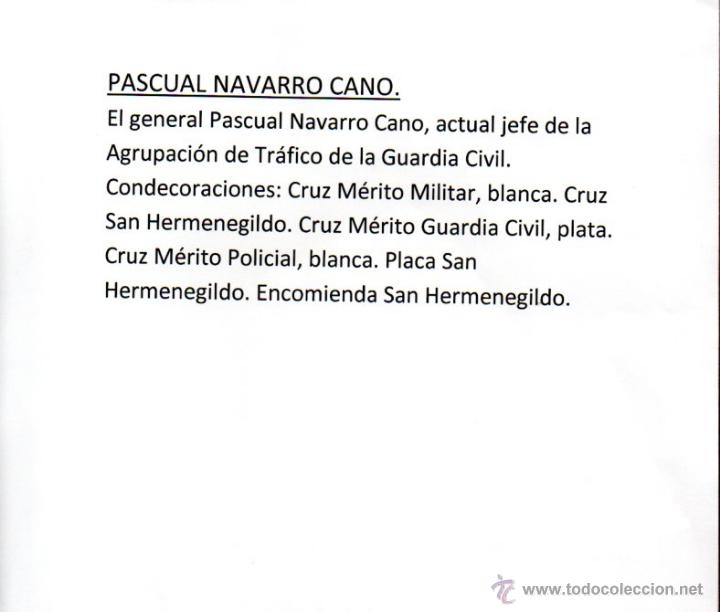 Manuscritos antiguos: SIGNED,AUTOGRAPH,FIRMA,GENERAL PASCUAL NAVARRO CANO. LEER. - Foto 2