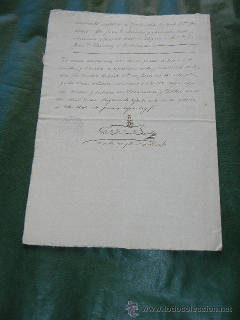 Manuscritos antiguos: PODER NOTARIA JUAN FRANCISCO SANCHEZ GARCIA, VILANOVA I LA GELTRU 1898 - Foto 2