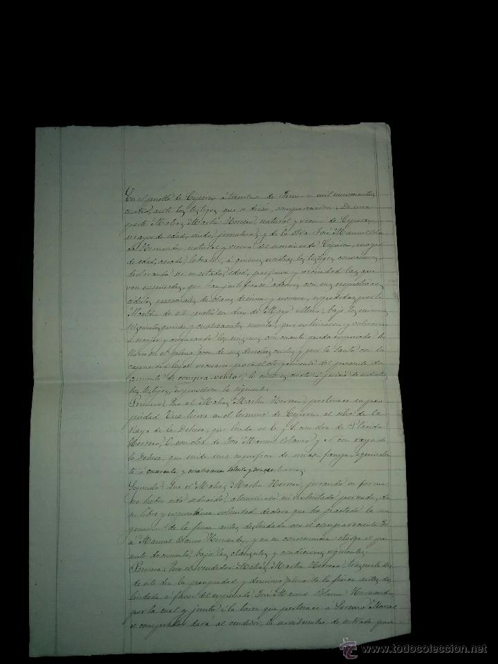 Manuscritos antiguos: Documento de compra venta redactado en Ciperez en Junio de 1904, salamanca - Foto 1
