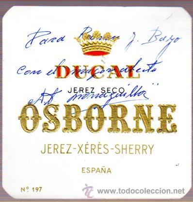 Manuscritos antiguos: SIGNED,AUTOGRAPH,FIRMA,A.T.MONAGUILLO,TORERO.VER GOOGLE. - Foto 1