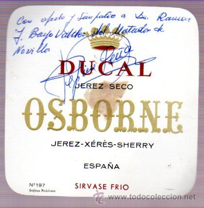 Manuscritos antiguos: SIGNED,AUTOGRAPH,FIRMA,PE&Ntilde;A ,TORERO.VER GOOGLE. - Foto 1
