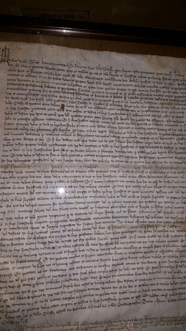 Manuscritos antiguos: DOCUMENTO ENMARCADO - Foto 2